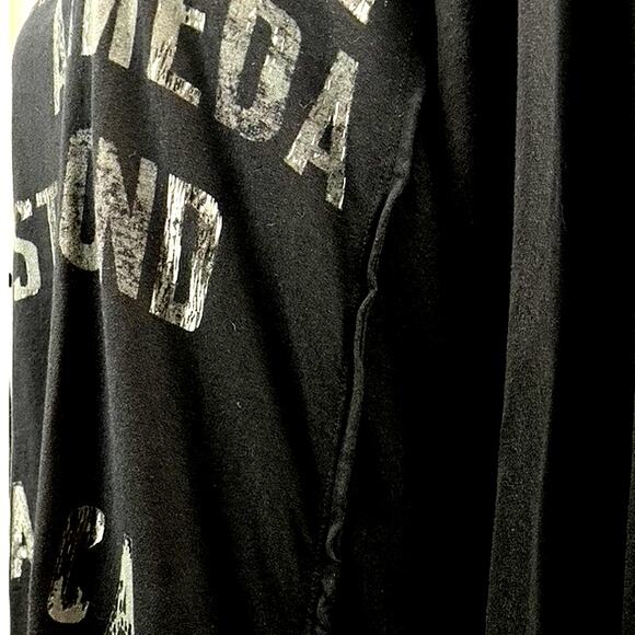 GUESS Long Sleeve Soft Logo T-Shirt Mens (L) Los Angeles Affliction Style Cotton - Picture 5 of 9